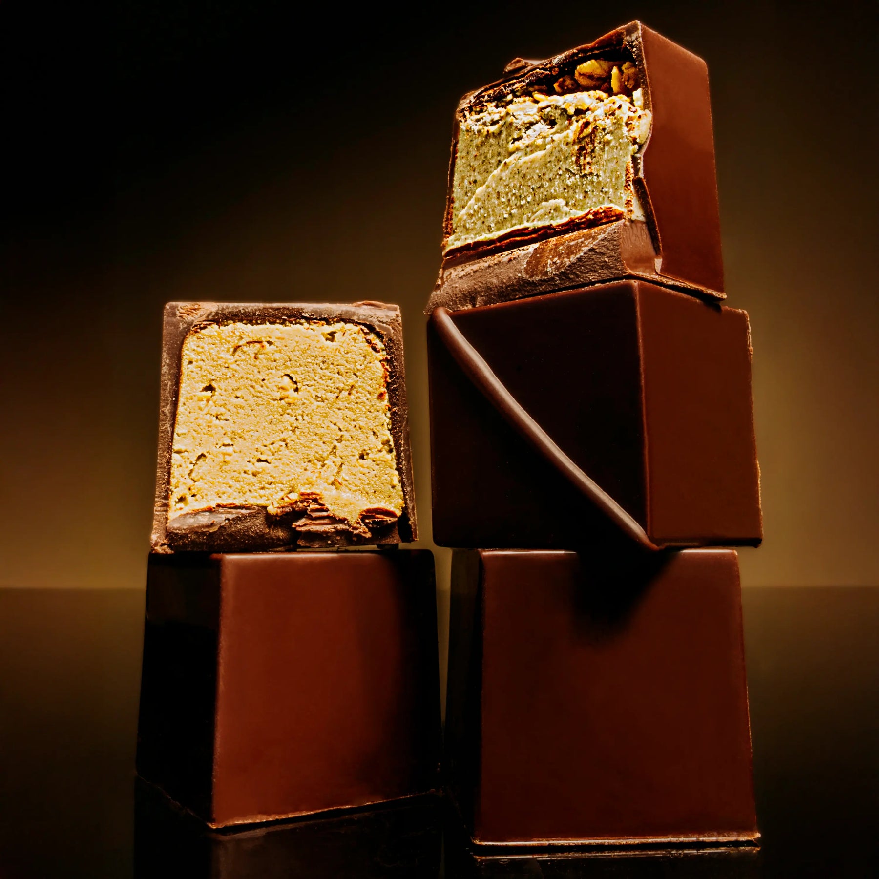Seed Butter Praline Cubes - Airy Artisan Cubes Assortment